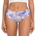 thumbnail image 1 of Fotbe Winter With Snowflakes Calzones Estampados para Mujer – Ropa Interior de Algodón, Cómoda, Suave y Elástica-3X-Large, 1 of 6