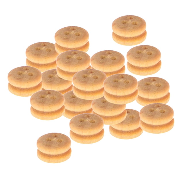 ZLight 20 Pieces Pulley Blocks Educational Toy Use Easy Ship Parts to Deadeye 6mm Model Wood Color 4mm