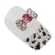 thumbnail image 2 of 10 piezas. 3D Glitter Bowknot Nail Stickers Bow Rhinestone Sticker Decoración - roja Yuyangstore Nail Art encanto, 2 of 6