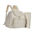 thumbnail image 4 of Mochila para pañales, bolso de hombro para mamá, elegante, con cambiador, mochila para mamá, para ir de compras, picnic, oficina, camping, senderismo., 4 of 10