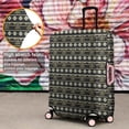 thumbnail image 4 of Black Buffalo Geometric Pattern Luggage Cover Fashion Suitcase Cover Baggage Covers Fit 25-28 Inch Luggage (Go Travel), 4 of 5