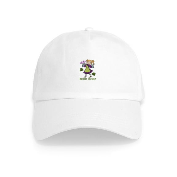 CafePress - Irish Rose - Adjustable 100% Brushed Unisex Casual Cotton Baseball Cap, Beige, 1