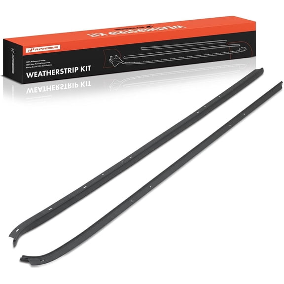 A-Premium 2PCS Outer Window Molding Trim Weather Stripping Kit Compatible with Chevrolet Camaro 1970-1981 & Pontiac Firebird 1970-1981, Driver and Passenger Side