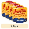 (4 pack) Velveeta Shells and Cheese Mac and Cheese, 1 Big Bowl, for Easy Dinner or Dinner Sides, Original Flavor with 2X the Creamy Shells, 5 oz