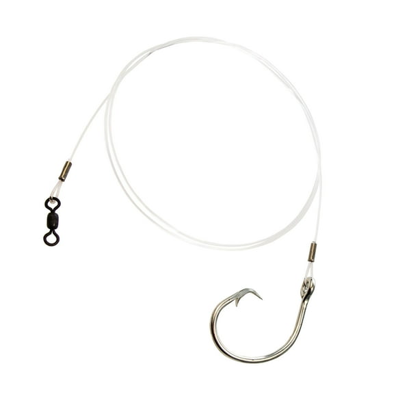 Rite Angler Big Game Rig 200lb Mono 2X Duratin Circle Hook 14/0, 16/0, 18/0 for Saltwater Offshore Fishing and Trolling