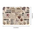thumbnail image 3 of Disketp Abstract Coffee Pattern With Letters Mat For Front Door Outside - Doormat Outdoor Entrance - Welcome Mats Outdoor,Outside Entry And Outdoor Entrance 16''X24'', 3 of 9