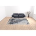 thumbnail image 2 of HomeRoots 512866 10 x 13 ft. Blue Abstract Rectangle Area Rug, 2 of 5
