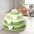 thumbnail image 1 of Support de Jouets Interactifs pour Chat, Structure de Jeu à Couches pour Activité de Chats d'Intérieur, 1 of 3