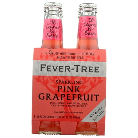 Fever Tree Soda Sprklng Pink Grpfrt 27.2 Fluid Ounce Pack Of 6