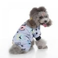 thumbnail image 3 of Pet Dog Christmas Outfits,4-Legged Flannel Cartoon Pattern Warmer Clothes Doggie Costume,Soft Thickening Warm Winter Sweatershirt for Small Medium Dogs, 3 of 12