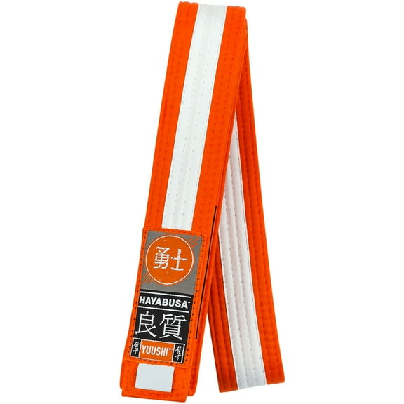 Hayabusa Youth Jiu-Jitsu Belt - 1 - Orange/White