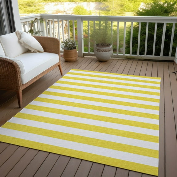 Chantille ACN528 Yellow 3 x 5 Rug