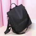 thumbnail image 2 of EeaseCA Oxford Cloth Backpack Fashion Multifunction Bag Theftproof Backpack for Women Student (Black), 2 of 7