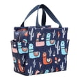 thumbnail image 4 of Caja de almuerzo con aislamiento, bolso Bento, forro suave, bolsa de comida, bolsa de almuerzo para la escuela, playa, niñas, mujeres, 2 piezas 3 piezas, 4 of 7
