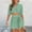 Green, variant on successthop Womens 2 Piece Lounge Sets Solid Color Croped Wrap V Neck Short Sleeve Shirts and High Waist Wide Leg Mini Skirts Fashion Vacation Pajamas Lounge Set Loungewear Summer Outfits