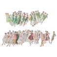 thumbnail image 2 of 2 Packs Vintage Decorative Stickers – Self Adhesive Retro Character Designs for Journals, Scrapbooks, Diaries, Calendars, and Photo Albums, 2 of 4