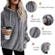 thumbnail image 2 of Sudadera con capucha y bolsillos extragrandes y acogedores para mujer, sudadera deportiva de polar, 2 of 2