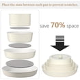 thumbnail image 2 of Refurbished Caannasweis 9535-6PCS-Beige 13 Pieces Stackable Nonstick Cookware Sets Removable Handle Induction Pots & Pans, 2 of 4