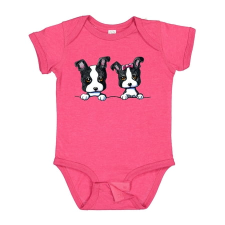 

Inktastic Boston Terriers (Dark Apparel) Gift Baby Boy or Baby Girl Bodysuit