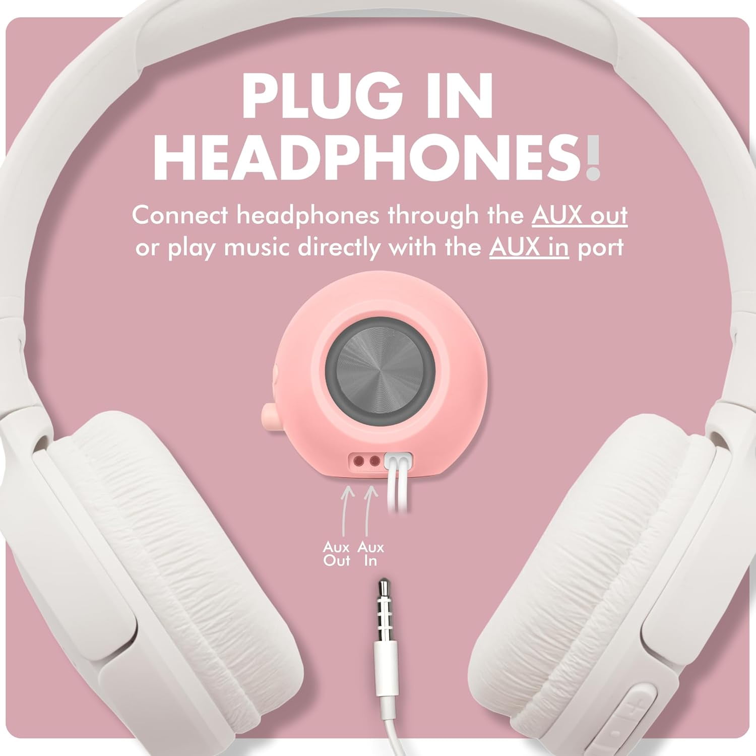 X9 Performance Pink Computer Speakers for Desktop PC with RGB Lighting, Bluetooth, USB, and AUX - Triple Mode Connection, Dual 2.25" Drivers for Work and Play, Desktop Speakers for PC - Pink