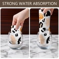 thumbnail image 4 of 2 Pcs Funny Kitchen Towels,Halloween Leopard Print Ghosts Bats and Pumpkins Microfiber Dish Towels,Kitchen Tea Towels,Kitchen Towel Set (18" X 26"), 4 of 7