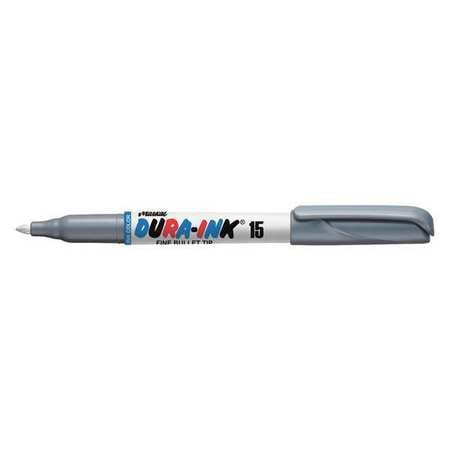 Permanent Fine Tip - Markal Permanent Marker, Fine Tip, Silver, 96027