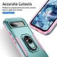 thumbnail image 6 of Allytechgroup for Google Pixel 9 Case Cover, with Ring Holder Stand Hybrid Rugged Protective Shockproof Bumper Phone Case for Google Pixel 9 - Green, 6 of 9