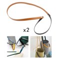 thumbnail image 3 of Bolso de Cuero con Correa de Cadena y Asa Marrón y Negro Sunnimix Correa de repuesto para bolso, 3 of 8