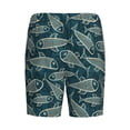 thumbnail image 2 of Lsque Fish Style Mens Sleep Pajama Shorts,Short Pajama Pants, Cotton Ultra-Soft Knit-Large, 2 of 9