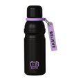 thumbnail image 1 of Botella de agua aislada moderna, portátil, a prueba de fugas, 600 ml, para coche, viajes y oficina. Negro, 1 of 9