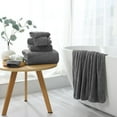 thumbnail image 6 of Extra Large Bath Towel Set of 4 (35.43"x70.87"),Oversized Bath Sheet Super Soft Highly Absorbent Jumbo Bathroom Towel Set Microfibers Quick Dry Shower Towel for Hotel,Bathroom,Guest,Spa,Gym ( Gray), 6 of 9
