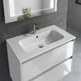thumbnail image 2 of Ws Bath Collections Ambra 80 Pack 1 Ambra 32" Wall Mounted Single Basin Vanity Set - White, 2 of 4