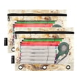 thumbnail image 6 of 2 Pack Flip Folders with Clear PVC Window Binder Pouches 3-Ring Binder Organizer for Office & Home Bears Are Eating Honey, 6 of 6
