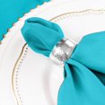 thumbnail image 4 of Balsa Circle 50 Pieces 17" Turquoise Polyester Luncheon Napkins Wedding, 4 of 8