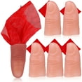 thumbnail image 3 of 6 Sets Magician Props Silk Scarves Simulation Finger Cots Fake Fingers for Stage Performance, 3 of 7