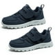 thumbnail image 1 of Zapatos para diabéticos azules para hombres de ancho extra ancho, zapatos para pies hinchados para neuropatía, alivio del dolor diabético con velcro en la solapa superior, 1 of 7