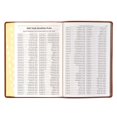 thumbnail image 6 of KJV Holy Bible, Thinline Large Print Faux Leather Red Letter Edition Thumb Index & Ribbon Marker, King James Version, Antiqued Brown, 6 of 6