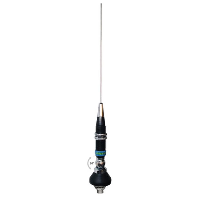 President IOWA RW 3.5 ft. Stainless Base Load Antenna