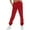 Wine, variant on Dianli Fleece Lined Solid Long Women's Sweatpants Outfit Fall Savings Women Casual Trousers And Trousers Plus Velvet Running Fitness Sports Pants Purple L