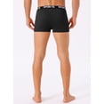 thumbnail image 3 of DARING DIVA Men's Lightweight Short Leg Stretch Boxer Briefs 28 Black, 3 of 6