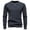 Black, variant on WTOBBY Men's Pullover Sweater Jumper with Knit Crewneck Plain Neck Vintage Style, Business Casual Fashion Top for Warm and Stylish Wear,Black L