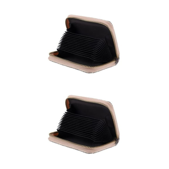 2 Count Sparkly Purse Wallet Small Coin Stylish Change