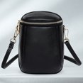 thumbnail image 1 of Genuine Leather Small Coin Pouch Lightweight Solid Color Daily Bag for Ladies, 1 of 9