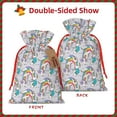 thumbnail image 2 of Honeii Unicorn DoingYoga Print Small Burlap Bags,Christmas Drawstring Treat Bags Gift Bags Reusable Candy Goodie Wrapping Bags for Holiday Party Favors Supplies -Small, 2 of 9