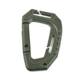 thumbnail image 1 of Soidarity Mosquetones de plástico para exteriores Hebilla para acampar Gancho de clip Conector de llavero a presión de conexión rápida para escalada Escalada Verde Soidarity OD031924-02, 1 of 6