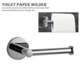 thumbnail image 3 of Portarrollos DE papel higiénico XCF DE acero inoxidable cromado para baño y cocina plateado, 3 of 4