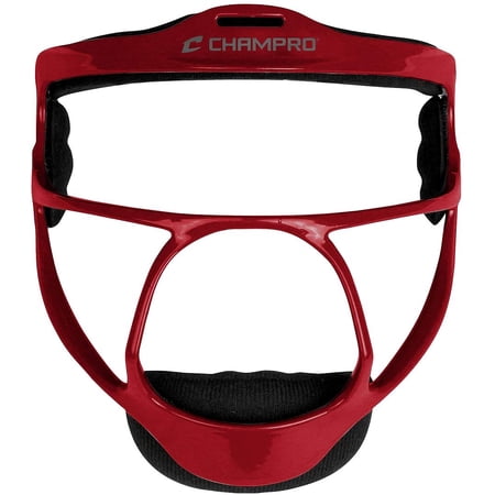 Champro Sports Pro-Elite Grill Facemask; Scarlet; Adult