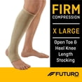 thumbnail image 3 of FUTURO™ Open Toe/Open Heel Knee Length Stocking, 71051OTHEN, XL, Beige, 3 of 11