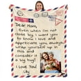 thumbnail image 2 of Yibo Gifts for Mom Christmas Day Birthday Gifts for Mom to My Mom Gift from Daughter Son Mom Blanket, 2 of 6