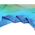 thumbnail image 4 of Bufanda Color Degradado Para Mujeres Borla Suave Envoltura Envoltura Multicolor Floral Azul 71"x27.5", 4 of 6